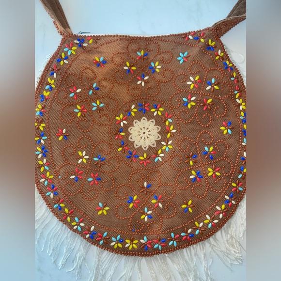Vintage boho‎ Beaded Purse - Picture 2 of 12